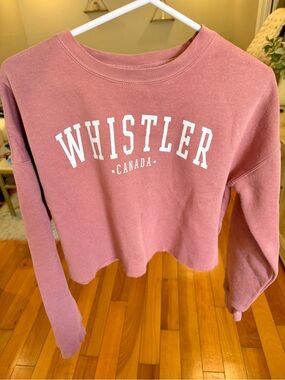Whistler Cropped Sweatshirt